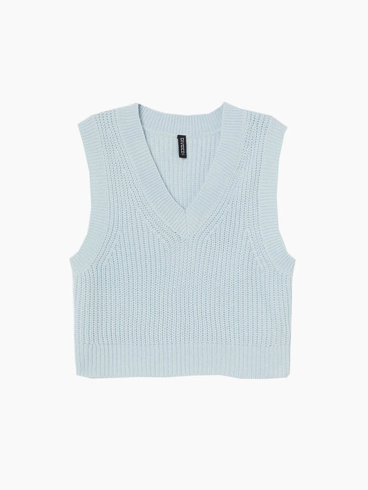 Wide sweater vest