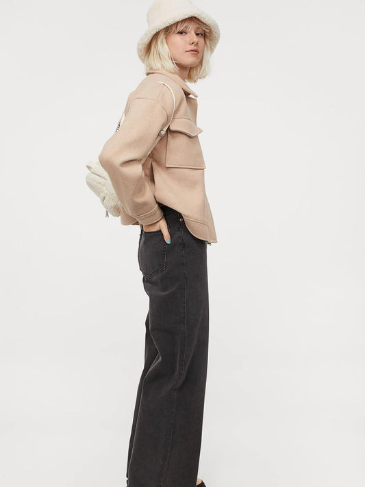 Wool-blend jacket