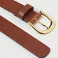Leather belt