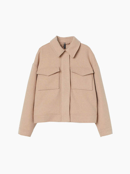 Wool-blend jacket