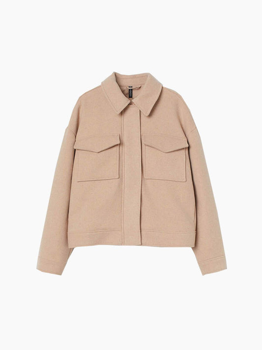 Wool-blend jacket