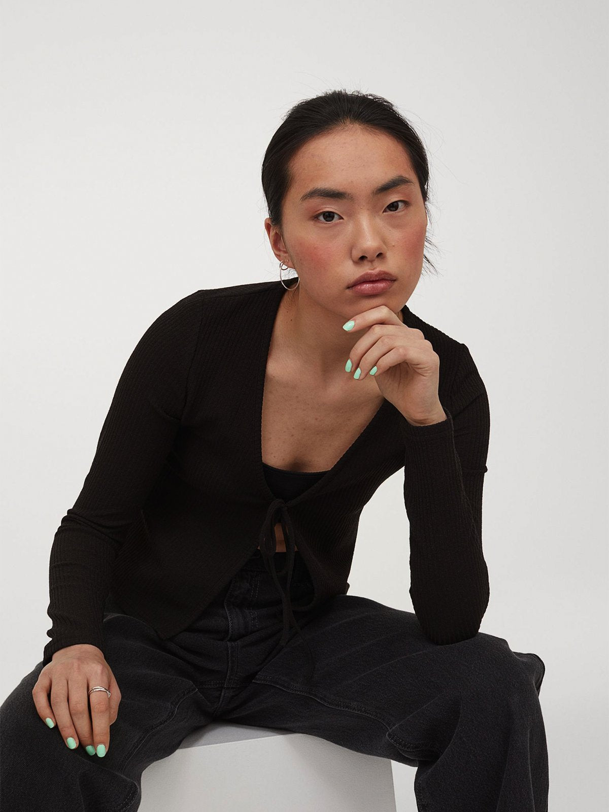 Ribbed Cardigan