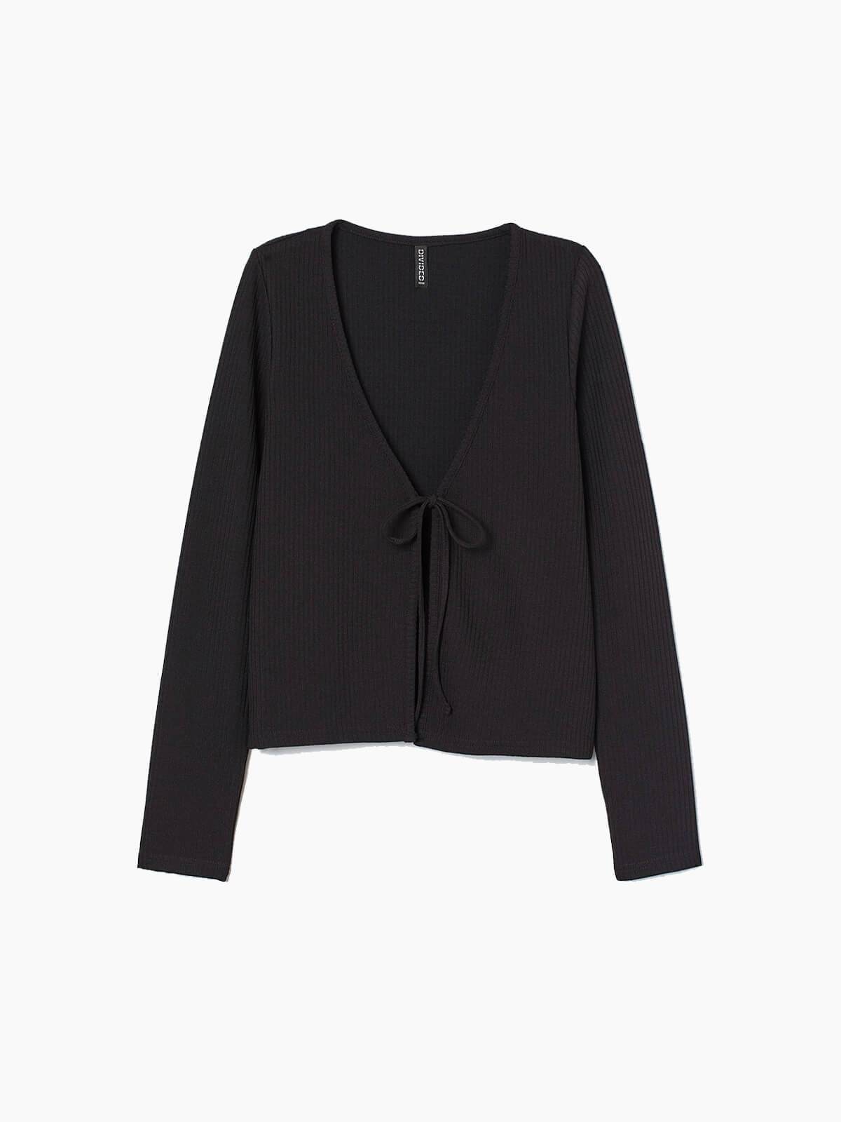 Ribbed cardigan