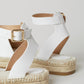Platform espadrille sandals
