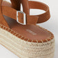 Platform espadrille sandals