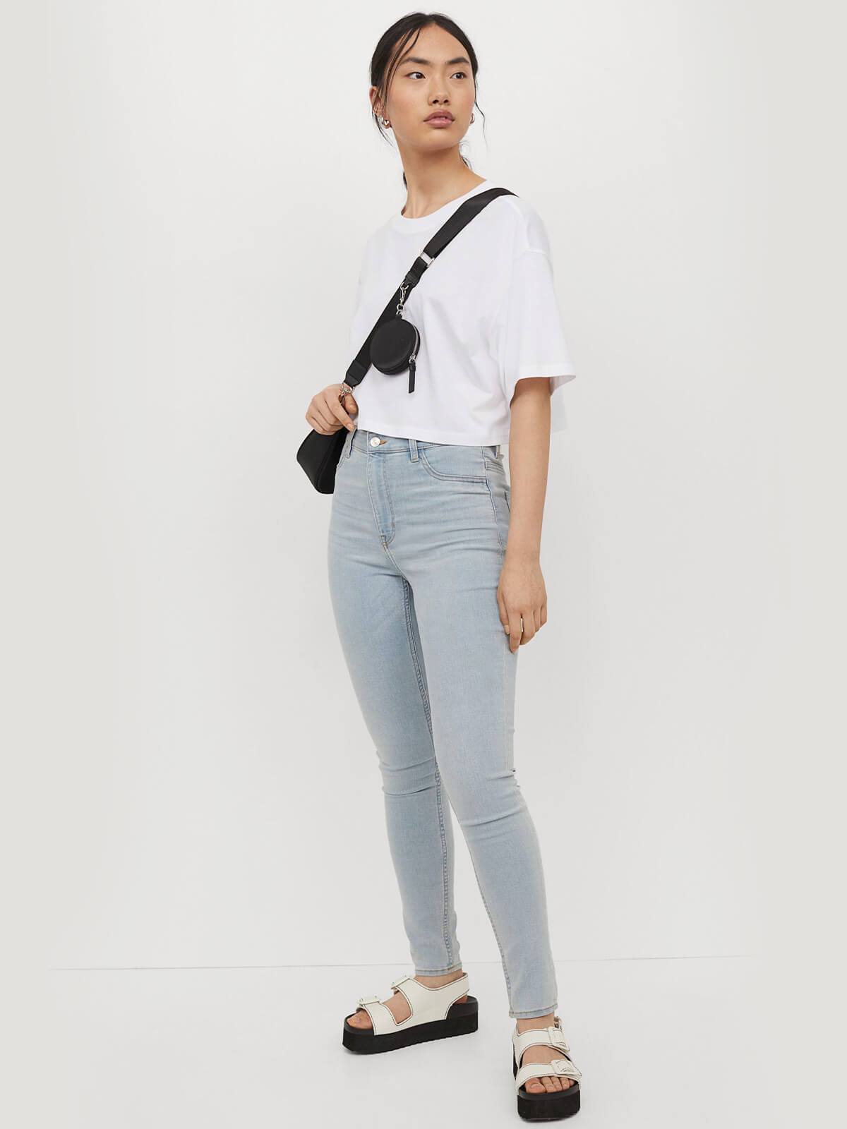 Relaxed Fit High Jeans