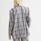 Linen Check Blazer