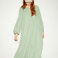 Long-sleeve Maxi Dress